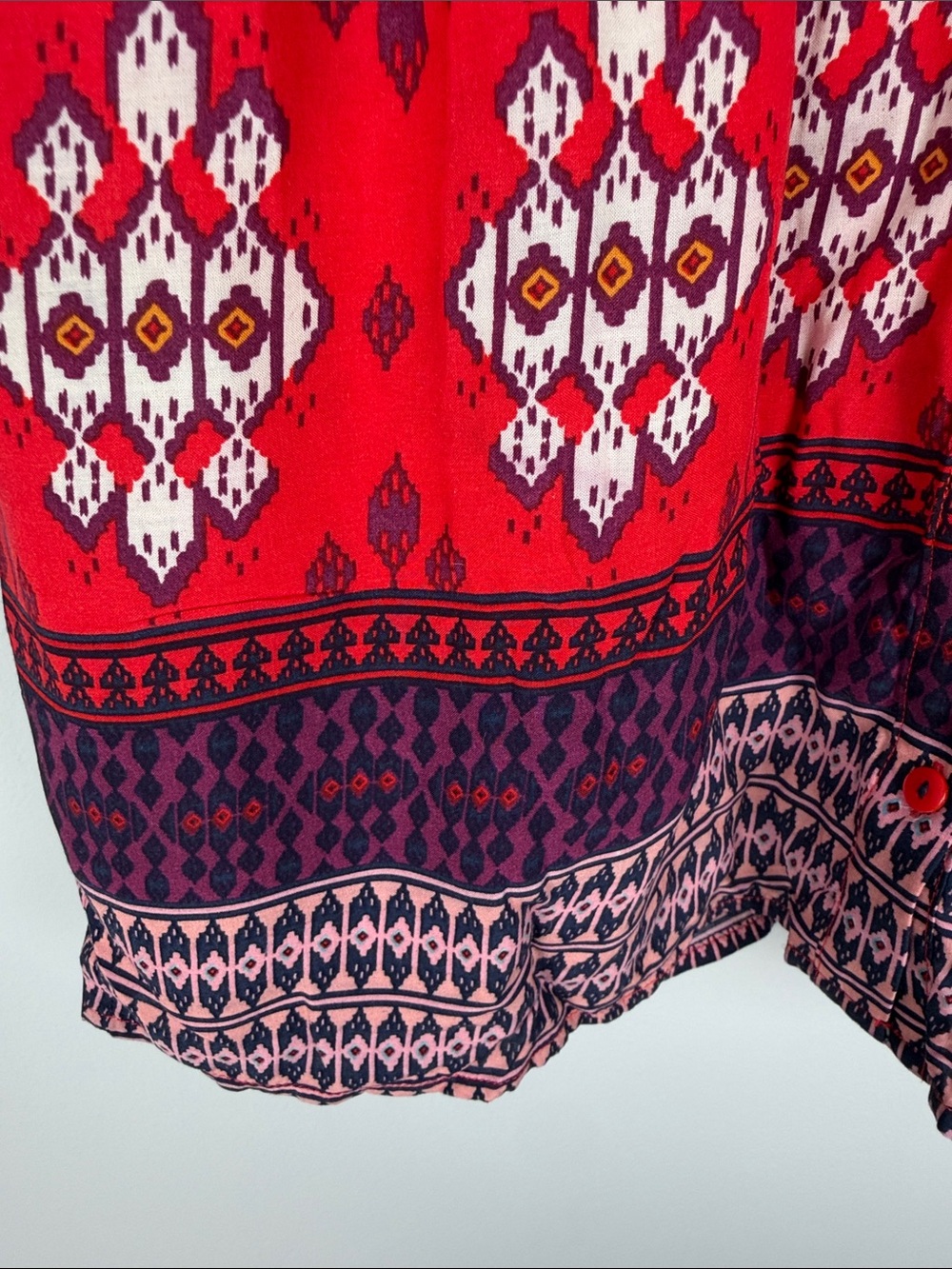 Anthropologie Maeve Woodland Walk Boho Blouse Size 6 - Picture 4 of 9